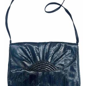 Large Vintage Blue Pantera Clutch/Crossbody Rare